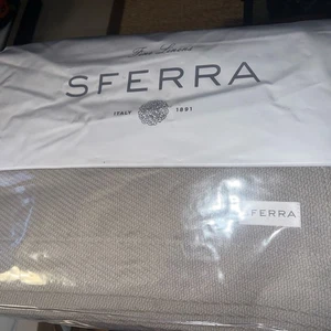 Sferra King Blanket Coverlet Allegra Flint New - Picture 1 of 4