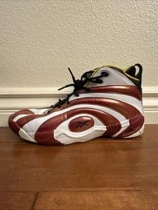 Reebok Shaqnosis OG Miami Heat Red White Shoes Mens Size 12 Basketball Sneakers - Picture 1 of 24