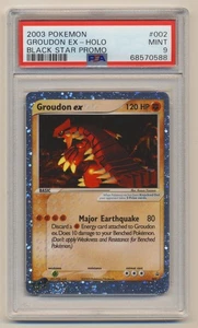 PSA 9 Pokemon Black Star Promo Holo Groundon EX #002 MINT Condition!! - Picture 1 of 2