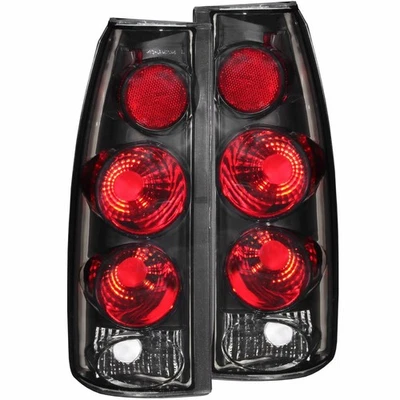 ANZO For GMC R2500 1988 1989 Tail Lights Dark Smoke 3D Style - Image 1 of 3