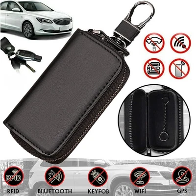 Keyless Go Schutz Autoschlüssel Tasche Autoschlüssel Signal Abschirmbox DHL - Bild 1 von 4