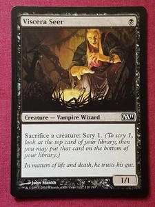 Magic The Gathering 2011 CORE SET M11 VISCERA SEER black card MTG - Picture 1 of 2