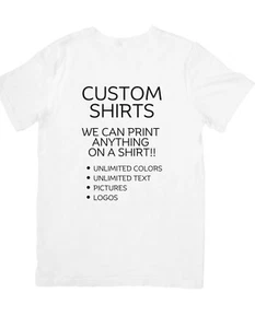 Camiseta personalizada con tu foto texto logotipo o diseño personalizable - Imagen 1 de 30