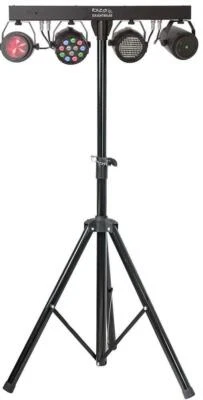 4 Way Light Stand Set with PAR Projector, Strobe, Moon & Laser - IBIZA LIGHT - Image 1 of 4