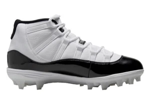 Air Jordan 11 Retro TD Football Cleats 'Gratitude' White Black FV5374-107 Sz 11 - Picture 1 of 6