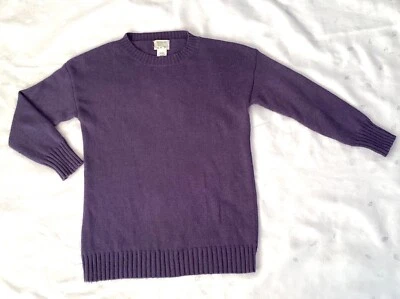 crewcuts by J. Crew girls Merino Wool Blend Soft Knit Sweater in Purple Size 14 - Image 1 of 4