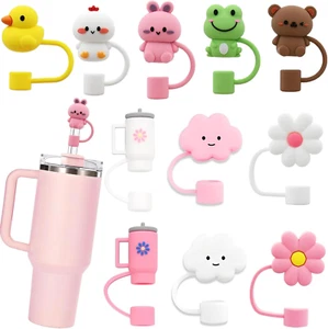 LDKEDKF 11Pcs Straw Cover for Stanley, Silicone Straw Topper, Straw Covers Cap f - Picture 1 of 12
