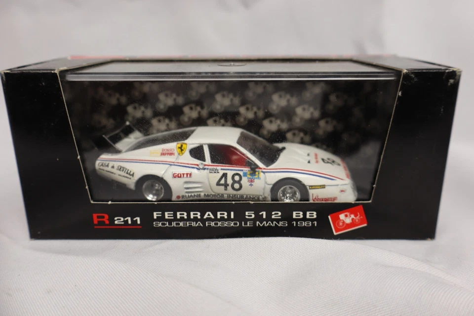 Brumm R211 Ferrari 512 BB 1981 Scuderia ROSSO Le Mans 24 Hours 1/43 MIB