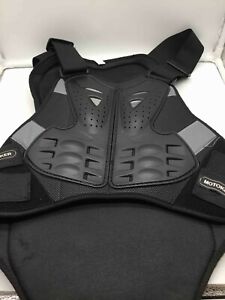 Motorcycle Armor Vest Chest Back Spine Protector Touring Motocross...