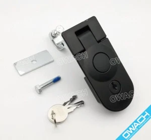 RV compartment lock trigger latch baggage door latch, Flat bracket Long grip arm - Picture 1 of 9