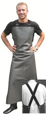 CHAPS & MORE ergonomische Kreuzbandschürze PVC Steinmetzschürze Arbeit Gärtner Wäscherei
