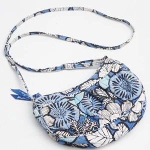 Vera Bradley Blue Bayou Crossbody Bag Shoulder Bag Cottagecore - Picture 1 of 10