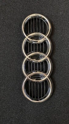 Logo emblema parrilla delantera audi (tallas 28,5*10 cm) Foto 1 de 3