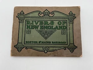 1908 Boston & Maine Railroad Book Picture Rivers New England Cambridge Press - Picture 1 of 10