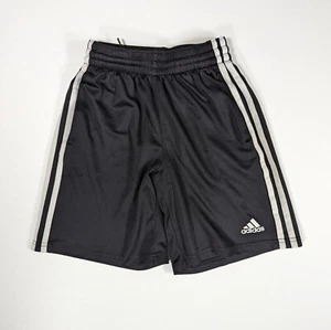 Adidas Shorts Youth Medium Black Classic 3 Stripe Casual Athletic Gym 8 - Picture 1 of 9