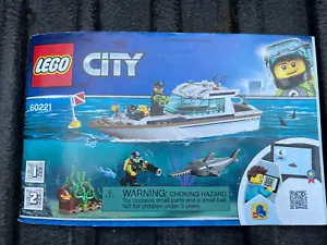 LEGO CITY: Diving Yacht (60221) - solo manuale di istruzioni - senza mattoncini - Foto 1 di 2