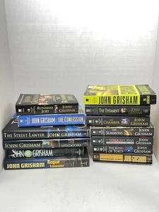 Lot of 13 John Grisham Legal Thriller Mystery Soft/Hardcover Books MIX - Picture 1 of 9