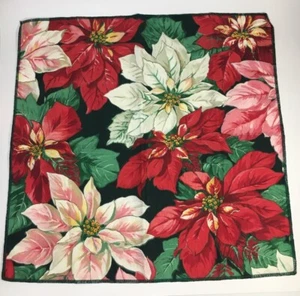 Fabric Napkin Set Of 11 Floral Pattern Holidays 16” Square - Picture 1 of 4