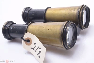 ✅ BINOCULARS, DOUBLE TELESCOPE OPERA GLASSES ENGLISH C.1900 ANTIQUE GALILEAN - Image 1 of 4