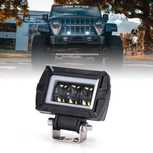 3 Inch LED Cube Pods Work Lights White Yellow Fog Driving Lamps For Jeep Offroad - Picture 1 of 7