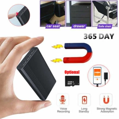 Magnetismo Grabadora De Voz Espia Grabacion De Audio Oculto Pequeño Activado voz - Image 1 of 4