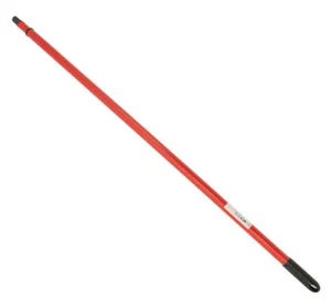 Polo de extensión, 43" - 79" telescópico, metal rojo - Imagen 1 de 1