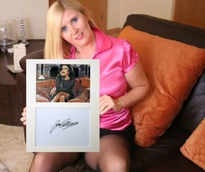 Joan Collins In Pantyhose Stockings Orig. Signed 12x10" Mounted Autograph Photo - Picture 1 of 4