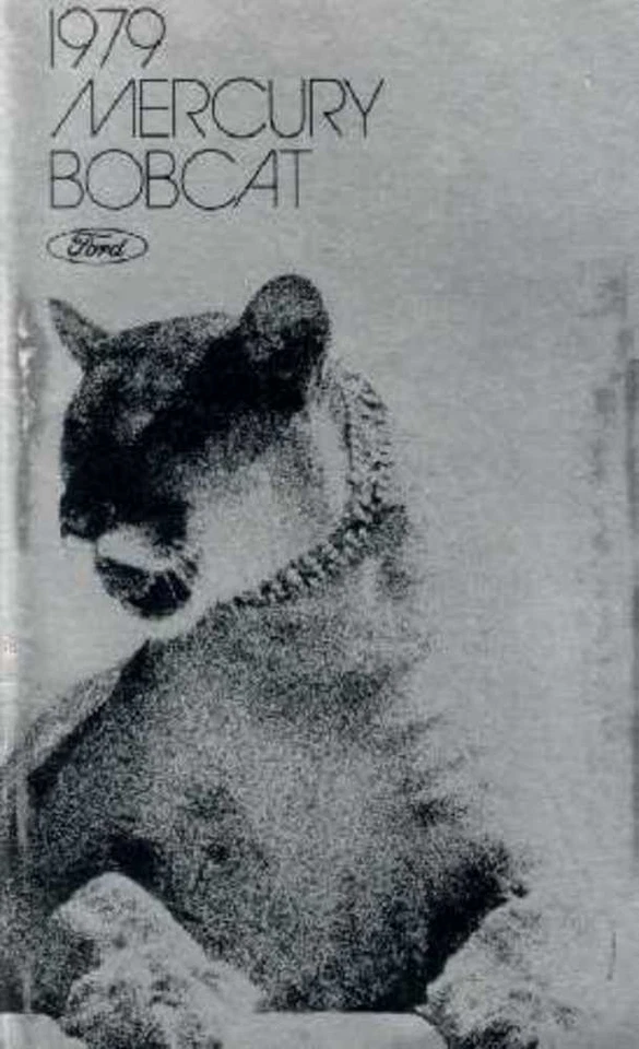 Mercury Bobcat 1979 manual del propietario guía del usuario referencia operador libro fusibles Foto 1 de 1