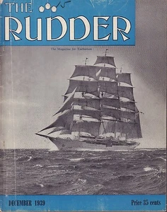 The Rudder December 1939 Streamlined Boat Building, Ocean Racer 052617nonDBE - Picture 1 of 1