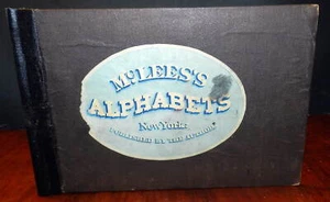 Archibald McLees Alphabets. Original Ca 1870 Edition. Letter Engraving Classic - Picture 1 of 8