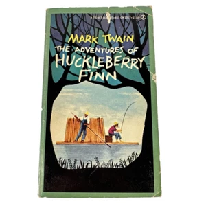 Mark Twain Vintage Taschenbuch Abenteuer von Huckleberry Finn Signet 1959 Vintage - Bild 1 von 6