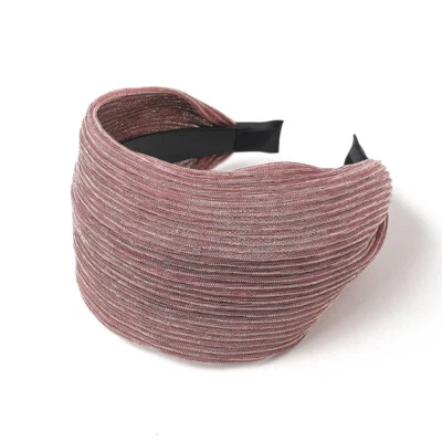 Fashion Women Wide Headband Bright Lace Hairband Hair Band Accessories Head Wrap - Image 1 of 4