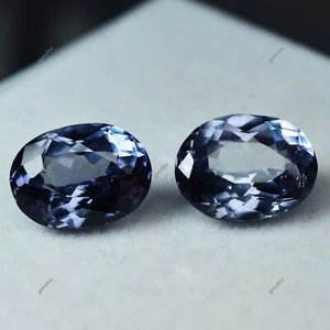 16 Ct Natural ALEXANDRITE Color Change OVAL Shape CERTIFIED Loose Gemstone Pair - Picture 1 of 14