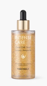 Tonymoly Intense Care Gold 24K Snail Luxury Ampoule 100ml Anti-Wrinkle K-Beauty - Picture 1 of 7