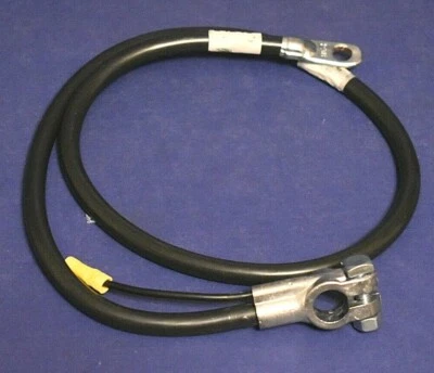 48" Top Post Negative Battery Ground Cable 2 Gauge Deka East Penn MADE IN USA - Image 1 of 4