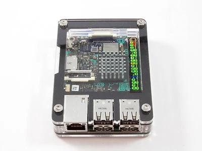 Zebra Black Ice CASE for the ASUS Tinker Board/Tinker Board S ~ C4Labs - Image 1 of 4