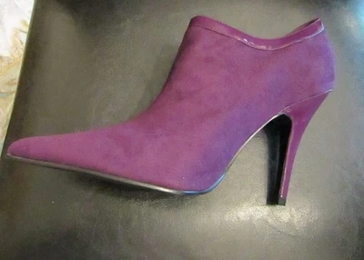 Paprika Women's Purple Suede Stiletto High Heel Shoes, New With Box Size 8.5 - Image 1 of 4