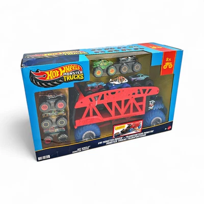 Camión Monster Trucks Monster Mover Hot Wheels + Paquete de 8 camiones Foto 1 de 4