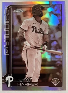 Topps Chrome Bryce Harper #150 2025 refractor sepia - Imagen 1 de 1