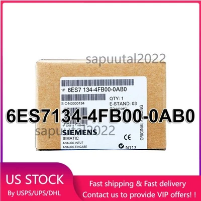 Nuevo Siemens 6ES7134-4FB00-0AB0 SIMATIC DP MÓDULO ELECTRÓNICO 6ES7 134-4FB00-0AB0 Foto 1 de 4