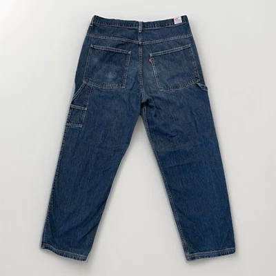 Винтажные мужские джинсы Y2K Levi's 478 Dry Goods Carpenter 38 широкие мешковатые прямые 90-е - Изображение 1 из 4