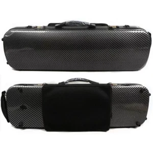 4/4 Violin Box Carbon Fiber Violin Box Strong Light Music Sheet Bag Code Lock - Picture 1 of 5