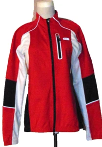 LG Louis Garneau Women Cycling Jacket,Bicycling Black,White,Red Colorblock~M - Picture 1 of 10