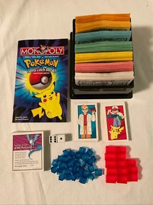 Pokemon Monopoly 1999 Collector's Edition Replacement Cards Instructions Money - Picture 1 of 6