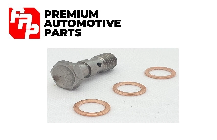 Stainless Steel Double Banjo Bolt Motorcycle Car Bike M10 x 1.25 - Image 1 of 1