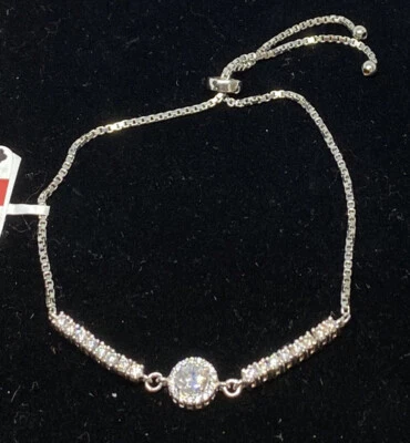 Pulsera Bolo Giani Bernini 100075271BR Circonita Cúbica - Plata MSPR $70 JW31 Foto 1 de 4