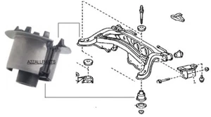 PARA LEXUS RX300 RX330 RX350 RX400H 04 05 06 07 08 SUBCHASIS TRASERO CARROCERÍA CASQUILLO DELANTERO - Imagen 1 de 1