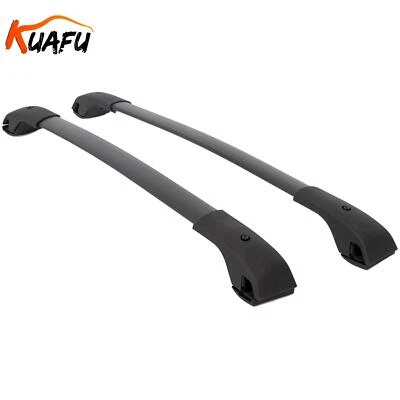 For Subaru Crosstrek Impreza 17 18-23 Black Roof Rack Luggage Carrier Cross Bar - Image 1 of 4