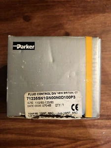 Parker Fluid Control Div Sicherheitsabsperrventil 71235SN1GN00N0D100P3 110psi 10w - Bild 1 von 7