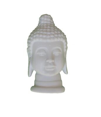 15 Buddha Kopf Weiss Keramik Buddhismus Deko Feng Shui China Asia • 12.90€